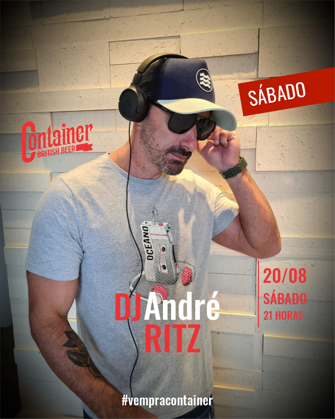 DJ André Ritz no Pátio da Container | Blumenau, aqui a vida acontece!